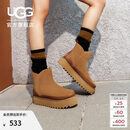 UGG秋季新款女士舒适时尚厚底经典迷你雪地靴1166731CHE|栗色37