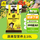史丹利种菜专用土营养土阳台种菜泥炭有机土家用土壤蔬菜种土种植土10L