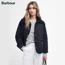 Barbour Gosford女士菱形格纹绗缝夹克 深蓝色XX69 L (12)