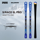 萨洛蒙（Salomon） 25/26男女双板滑雪板S/RACE SL PRO回转竞速道内 I S/RACE SL PRO双板+ I12 GW固定器 165cm