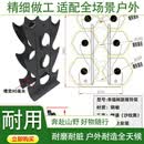 朗威同款多功能哑铃男士健身家用哑铃收纳架放哑铃架子家用放置架杠铃 幸福树三层哑铃架 黑色 更多
