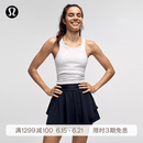 lululemon丨Ebb to Street 女士短款工字运动背心 内置内衣 LW1CJUS 白色 S /6