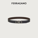 菲拉格慕（Ferragamo）男士双面GANCINI可调式腰带 0464231_C_105 礼物送男友