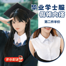 吾自然假领子男女通用正装衬衣领百搭职业工装银行税务秋冬春搭配装饰领 【白色/方领】内搭假领 （领围40cm/肩宽38cm）均码