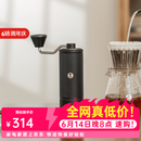 泰摩栗子C5手摇磨豆机 家用手动咖啡豆研磨机 磨豆器礼物 C5-曜石黑【全能版】
