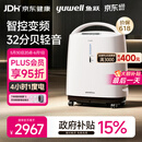 鱼跃制氧机S-5AW医用级5L升吸氧气机家用老人孕妇超轻音直流变频省电
