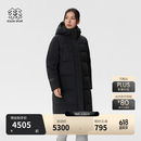 KOLON SPORT/可隆重量羽绒服 女士户外GTX SUPER BENCH防风鹅绒夹克 LKDJ5WN130-BK 黑色 M 165/88A