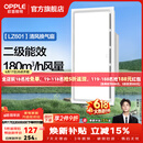 欧普照明铝扣板灯集成吊顶面板灯led厨卫灯天花板格栅平板灯嵌入式平板灯 换气照明灯【30*60 | 24瓦照明30瓦换气】 三年质保
