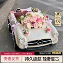QUIEAG儿童电动车宝宝四轮汽车男女小孩遥控玩具车可坐人老爷车周岁礼物 【豪华款】烤漆红色/双驱/12v7000G电瓶 【皮座+全功能 电力驱动