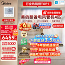 美的【价保618】中央空调4匹酷省电 风管机一拖一超一级能效省电双排铜管 KFR-90T2W/B3-KS(1)
