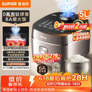 苏泊尔（SUPOR）【价保618】电饭煲4-5人大容量5升小快有钛球釜家用不粘柴火饭多功能微压智能电饭锅F50X96