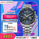 西铁城（CITIZEN）手表男日韩表蓝天使光动能电波钢带运动送父亲节礼物JY8078-52L