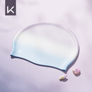 Keep儿童泳帽男女童通用渐变抗菌硅胶防水游泳帽 0055 紫霞流云