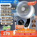 艾美特（AIRMATE）【天鹅MAX】空气循环扇直流变频家用大风力电风扇卧室轻音一级能效负离子净化语音落地扇 SRDI151