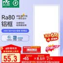 雷士（NVC）焕新补贴led集成吊顶厨卫面板灯平板灯嵌入铝框24W珍珠白300*600