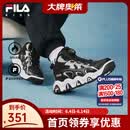 FILA童鞋儿童棉鞋2025冬季男女童旋钮加绒保暖运动鞋 黑/太空银-BW 38 内长24.0cm