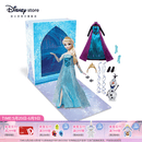 迪士尼（Disney）故事书玩偶套装系列艾莎安娜爱丽丝关节可动娃娃送女孩生日礼物 艾莎故事书玩偶套装
