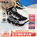 FILA儿童童鞋棉靴2025年冬季男中大童儿童棉鞋 黑/太空银-BS 40