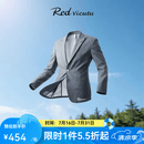 威可多（VICUTU）【空气单西】男士休闲西服外套商场同款商务通勤百搭西装上衣 灰色 185B
