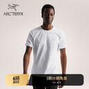 ARC'TERYX始祖鸟 CAPTIVE ARC'WORD SS 男子 短袖T恤 WHITE LIGHT/石膏白 M