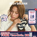 ROSYDOEDIAN撇起系列 方巾发圈 高级感条纹头绳女新款发饰扎马尾洋气 波点