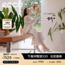 爱步（ECCO）单鞋女 26年夏季新款轻奢商务通勤羊皮浅口粗跟高跟鞋 丽芙250613 冰白色25061301017 37