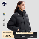 迪桑特（DESCENTE）迪桑特SKI STYLE系列运动休闲男女同款短款面包羽绒服 女子BK-黑色-D5492SDJ96 M (女165/男170)