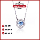 施华洛世奇（SWAROVSKI）跳动的心时尚女士项链锁骨链女友生日新年情人节礼物-不含手提袋 蓝色5279425