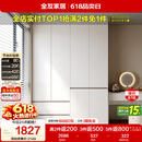 全友家居 现代简约大衣柜卧室家用收纳柜一体靠墙储物柜子成品挂衣橱