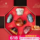 宋蕴双师联名锔钉紫砂壶敦煌文创茶杯高端茶具套装父亲节礼物茶具礼品