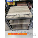 蒲恋 促销台展示架超市牛奶堆头展示架饮料促销台陈列架钢木货架加厚礼品盒洗化地堆 长100*宽100*高85 加厚三层