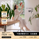 爱步（ECCO）单鞋女 26年夏季新款轻奢商务通勤羊皮浅口粗跟高跟鞋 丽芙250613 冰白色25061301017 37