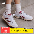 adidas ENTRAP美式校园风运动少年感复古篮球风板鞋男女阿迪达斯 白色/红色   38