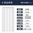 PVC折叠门 推拉开放式厨房商铺隔断移门免打孔燃气验收专用临时门 长期用-商场店铺洗车房