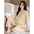 月子服纯棉孕妇睡衣2026春秋季哺乳柔家居服 主图款-78261 M码