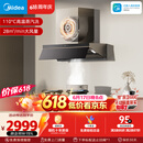 美的（Midea）【推荐新款小西梅油烟机AK10】AK7 PRO价保618抽吸排油烟机28风量顶侧一体蒸汽洗