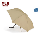 MUJI 晴雨两用 2种折法 折叠伞 雨伞遮阳  DEA15A5S 深米色