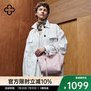 CASSILE卡思乐手提包女2025意大利进口植鞣牛皮轻奢单肩包生日生日礼物 樱花粉XS