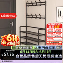 木双福鞋架门口多层家用鞋帽一体鞋柜出租屋置物架宿舍收纳柜