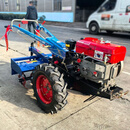 妙普乐手扶拖拉机旋耕机开沟机起垄器犁耕地机水旱地大棚果园专用农用机 8马力加80厘米旋耕机 手摇启动