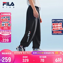 FILA【抗紫外线】斐乐儿童童装长裤2026夏季男女中大童风洞裤