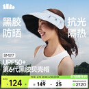 蕉下（beneunder）遮阳帽子女黑胶贝壳防晒帽太阳帽子便携空顶帽大帽檐显脸小BM017