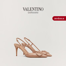 华伦天奴VALENTINO[礼物]女士 VLOGO SIGNATURE 漆皮高跟鞋 肉桂粉色（建议选小半码） 35.5