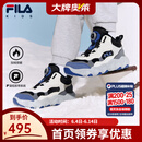 FILA儿童童鞋棉靴2025年冬季男女中大童儿童棉鞋 黑/奶白-GA 41 内长25.5cm