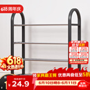 安尔雅 鞋架门口多层简易鞋柜客厅宿舍出租房收纳架子加粗  四层50cm