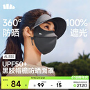 蕉下（beneunder）脸基尼防晒口罩女防紫外线夏季冰丝骑行帽檐全脸防晒面罩AL333
