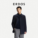 ERDOS【自在系列】羊绒外套26年秋季新款男士商务休闲羊绒大衣外套 经典藏蓝 2XL 185/104A