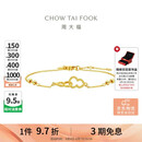 周大福福禄葫芦黄金手链(工费260)15cm约2.55g EOF1383