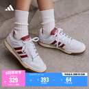 adidas ENTRAP美式校园风运动少年感复古篮球风板鞋男女阿迪达斯 白色/红色   38
