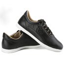 何佳功高端太极鞋男女皮软牛筋底武术鞋春夏季透气太极拳练功鞋运动鞋 黑色030[定制5个工作日左右出货 42